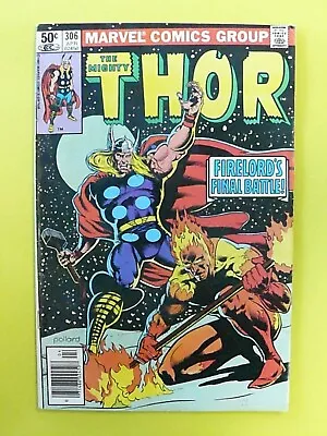 Buy Thor #306 - Death Of Air-Walker - Thor Vs Firelord - VF - Marvel • 7.92£
