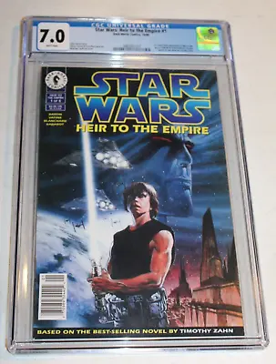 Buy CGC 7.0 Newsstand Star Wars Heir To The Empire 1 1st App Grand Admiral Thrawn • 86.71£