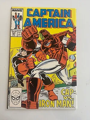 Buy Captain America #341 1st Appearance Battlestar Marvel 1988 COMBINE/FREE SHIPPING • 7.88£