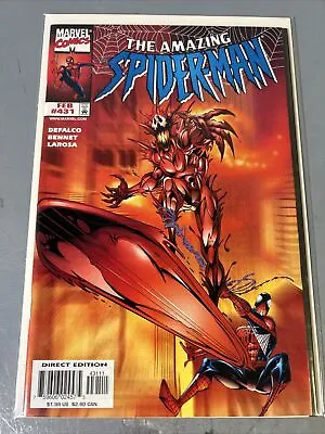 Buy Amazing Spider-Man #431 Newsstand Cosmic Carnage Marvel 1998 - Comics Graphic • 63.96£