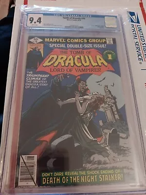 Buy TOMB OF DRACULA #70 Death Of DRACULA CGC  9.4 White Pages • 138.03£