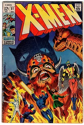 Buy UNCANNY X-MEN #51 (PR) 1969 Cyclops Disguised As Erik The Red Jim Steranko #1 • 47.96£