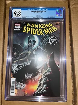 Buy Amazing Spiderman (Volume 6) #38 CGC 9.8 Farmer Moon Knight Variant Free Ship • 39.58£