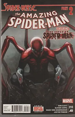 Buy Marvel Comics Amazing Spider-man #10 (2014) 1st Spider-punk 1st Print Vf+ • 79.95£