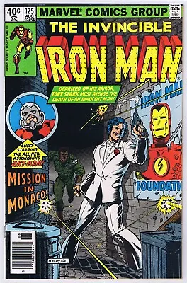 Buy Iron Man #125 VF/NM Scott Lang Rhodey Appearance 1979 Marvel Comics • 37.10£