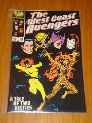 Buy West Coast Avengers #16 Vol 1 Marvel Comic January 1987 • 2.99£
