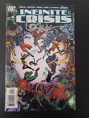 Buy Infinite Crisis #4 Signed By Geoff Johns  • 19.77£