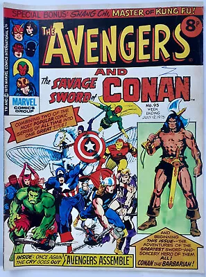 Buy The Avengers & The Savage Sword Of Conan # 95 Uk Marvel 1975.   • 2£