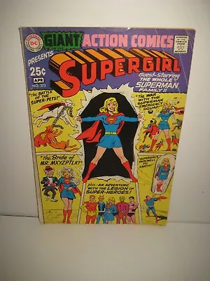 Buy Action Comics #373 DC Comics Supergirl Super-Pets Giant Sized Silver Age 1969 • 11.82£