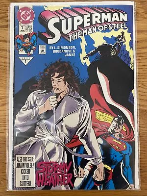 Buy Superman: The Man Of Steel #7 January 1992 Simonson / Bogdanove DC Comics • 0.99£