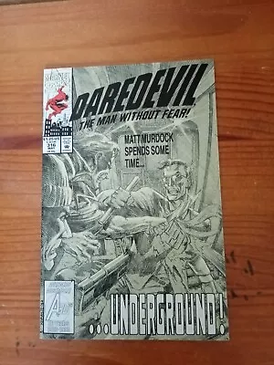 Buy Marvel Comics Daredevil Vol 1 Issue 316. Double Cover. Very Rare And Scarce. • 69.99£