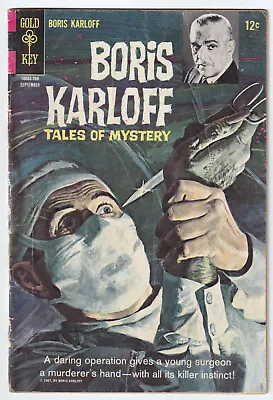 Buy BORIS KARLOFF TALES OF MYSTERY 19 (1967) Disturbing Eye Injury Cover; VG 4.0 • 11.07£