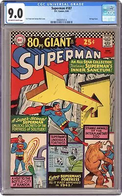 Buy Superman #187 CGC 9.0 1966 3868065014 • 148.79£