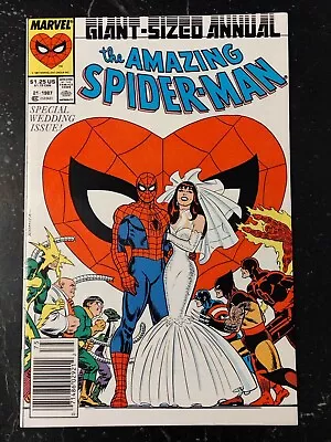 Buy Amazing Spider-Man Annual #21  9.2 Peter Parker & MJ's Wedding UNREAD, HOT🔥 KEY • 31.67£