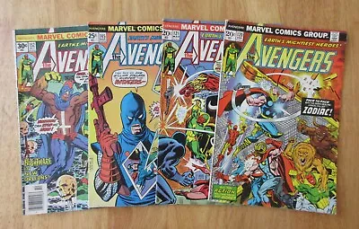 Buy Lot Of *4* 1970s AVENGERS #120, 121, 145, 152 *Kirby!* (VG+ To FN+) • 11.08£