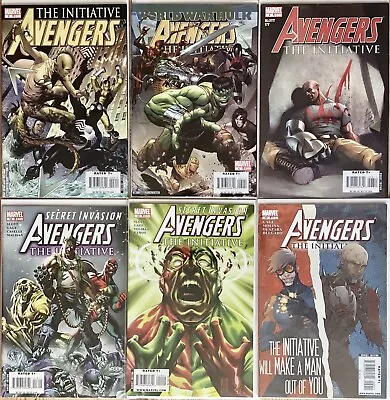 Buy Avengers: The Initiative, 2007-09, Marvel 6 Comic Bundle, Vgc Bagged/boarded • 11.50£