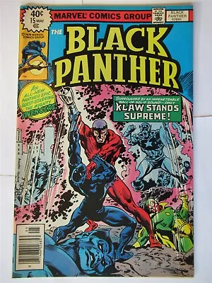Buy Comic Book The Black Panther W Mighty Avengers KLAW 15 VF/NM 1979 • 7.90£