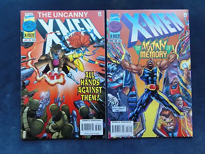 Buy X-MEN #52 & UNCANNY X-MEN #333 (1996) 1st CAMEO & 1ST FULL BASTION XMEN '97 NM! • 20.55£