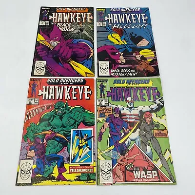 Buy X4 Solo Avengers Hawkeye #7, 9, 12,15 1989  Marvel Comics • 6£