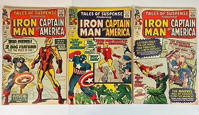 Buy Tales Of Suspense Comics Iron Man 59 60 61 1st Jarvis Appearance 2nd Hawkeye App • 199.08£