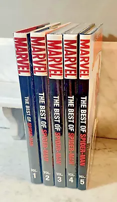 Buy The Best Of Spider-Man - Volumes 1-5 - Marvel Deluxe Hardcover Lot • 139.91£