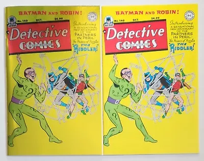 Buy Detective Comics #140 NM 1st App & Origin Of The Riddler DC Foil Facsimile Lot • 23.71£