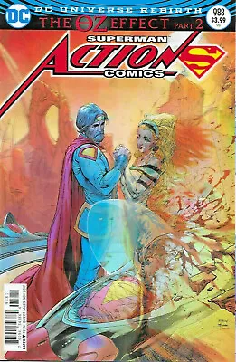 Buy Action Comics #988 DC Lenticular Cover Oz Effect Pt2 Superman Krypton Jor-El VF+ • 1.58£