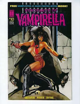 Buy VENGEANCE Of VAMPIRELLA # 10 (Harris Comics, ADAM HUGHES COVER, Jan 1995) NM • 6.95£