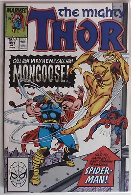 Buy The Mighty Thor - # 391 May - Mongoose & Spider-man! - 1988 - Marvel Comics • 10£