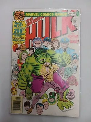 Buy The Incredible Hulk #200  An Intruder In The Mind!  Marvel 1976 Comic Book • 14.98£