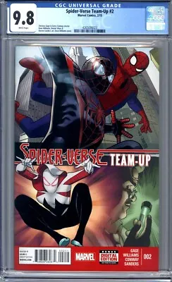 Buy Spider-Verse Team-Up #2  Early Miles Morales & Spider-Gwen  1st Print CGC 9.8 • 31.60£