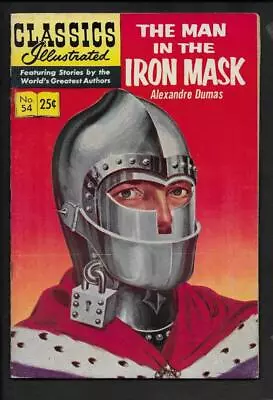 Buy Classics Illustrated  The Man In The Iron Mask #54 - Vf/nm-hrn 166- • 5.62£