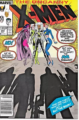 Buy Uncanny X-Men #244 Marvel 1st App Jubilee Storm Psylocke Dazzler Rogue Newsstand • 35.63£