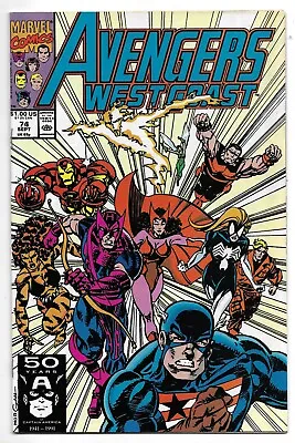 Buy Avengers West Coast #74 (Marvel Comics) Direct Edition • 1.59£