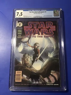 Buy STAR WARS HEIR TO THE EMPIRE 4 CGC 7.5 1st APPEARANCE Mara Jade Cover COMIC 1996 • 85.44£