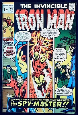 Buy IRON MAN (1968) #33 *First Appearance Of Spymaster* - Back Issue • 29.99£