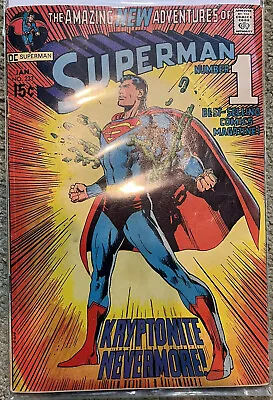 Buy 1971 Superman #233 GD/VG 3.0 Kryptonite Nevermore! Number 1 Selling Comic Book!! • 59.13£