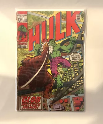 Buy Incredible Hulk # 129 Hulk Versus The Glob! 1970 Marvel Comics • 9.97£