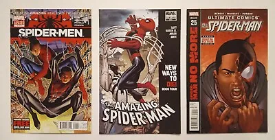 Buy Spider-Men 1 Of 5  Spiderman 571 2nd Print Ultimate Comics Spiderman 25 Lot • 31.53£