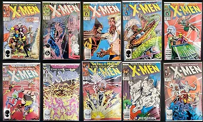 Buy Uncanny X-Men #219 #220 #222 #223 #224 #225 #226 #227 #228 #229 Lot Of 10, 1988 • 79.17£