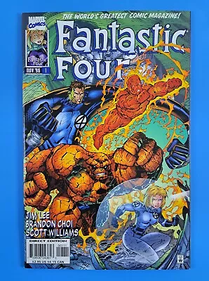 Buy Fantastic Four #1 (1996) Jim Lee Heroes Reborn Marvel Comics High Grade NM/NM+🔥 • 3.96£