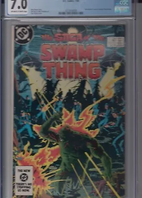 Buy Saga Of The Swamp Thing 20 - 1984 - 1st Alan Moore Issue - CGC 7.0 • 64.99£