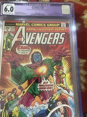 Buy CGC 6.0 Avengers # 129 Kang Restored C-1 • 31.62£