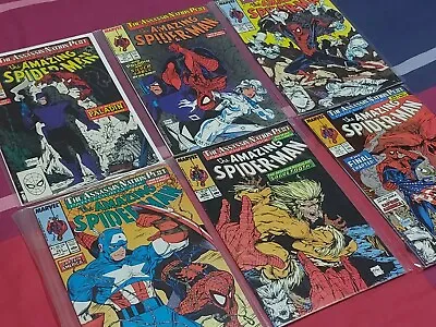 Buy Marvel Amazing SPIDERMAN Asm 320-325 Comic (Assassin Nation 1-6) Red Skull & Cap • 41.99£