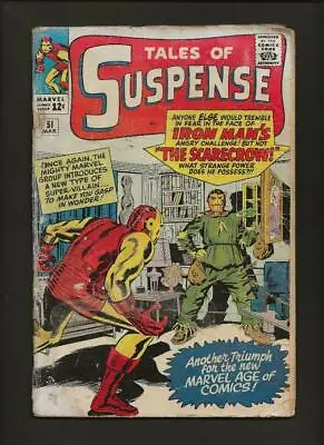 Buy Tales Of Suspense #51 FR 1.0 High Res Scans* • 59.37£