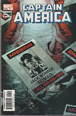 Buy Marvel Comics Captain America #7 (2005) 1st Print Vf • 2.25£