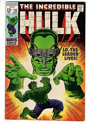 Buy Incredible Hulk #115 (1969) - Grade 6.0 - The Leader Appearance - Black Panther! • 39.50£