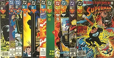 Buy Superman Action Comics DC 11 Comic Lot 1992 Run #683 To 691 VF/NM 8.0/9.0 • 11.86£