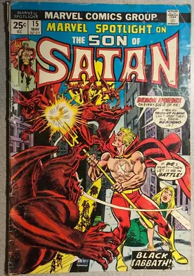 Buy MARVEL SPOTLIGHT #15 Son Of Satan (1974) Marvel Comics VG • 11.18£