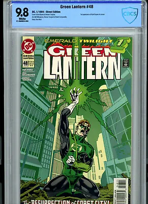 Buy Green Lantern #48 (1994) DC CBCS 9.8 White 1st Appearance Of Kyle Rayner • 80.88£